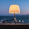 Foscarini Lumiere Table Lamp Piccola black chrome/warm white - with dimmer application picture