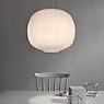 Foscarini Tartan Sospensione LED blanc - tamisable - produit en situation