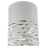 Foscarini Tress Lampadaire blanc - 195 cm - Marc Sadler s'est inspiré pour créer le Tress Terra d'une tresse dans une coiffe à la résille.