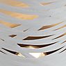 Foscarini Tress, lámpara de pie blanco - 195 cm - La Tress es un entramado de tiras de fibra de vidrio cuyo carácter artesanal hace que cada pieza sea un ejemplar único.