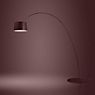 Foscarini Twiggy Elle Arc Lamp LED burgundy