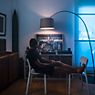 Foscarini Twiggy Wood, lámpara de arco LED greige - roble - MyLight - ejemplo de uso previsto