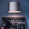 Foscarini Twiggy Wood, lámpara de arco LED negro - roble - ejemplo de uso previsto