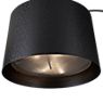 Foscarini Twiggy, lámpara de arco LED negro - tunable white - La placa protectora situada en la parte inferior de la Twiggy garantiza una iluminación puntual y descendente que no deslumbra.
