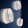Foscarini Vidrio para Lumiere XXL/XXS lámpara de pared y techo - pieza de repuesto blanco - XXS - ejemplo de uso previsto