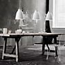 Fritz Hansen Caravaggio Lampada a sospension nero opaco/cavo grigio - 16,5 cm , Vendita di giacenze, Merce nuova, Imballaggio originale - immagine di applicazione