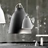 Fritz Hansen Caravaggio, lámpara de suspensión negro mate/cable gris - 16,5 cm , Venta de almacén, nuevo, embalaje original - ejemplo de uso previsto