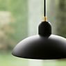 Fritz Hansen KAISER idell™ 6631-P, lámpara de suspensión negro mate/latón , Venta de almacén, nuevo, embalaje original