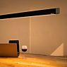 GRIMMEISEN Onyxx Linea Pro, lámpara de suspensión LED aspecto concreto/negro - ejemplo de uso previsto