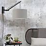 Good & Mojo Andes Wall Light with arm natural/light grey, ø32 cm, D.70 cm , Warehouse sale, as new, original packaging application picture