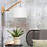 Good & Mojo Andes, lámpara de pared con brazo natural/gris claro, ø32 cm, prof.43 cm , artículo en fin de serie - ejemplo de uso previsto