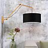 Good & Mojo Andes, lámpara de pared con brazo natural/gris claro, ø32 cm, prof.70 cm - ejemplo de uso previsto
