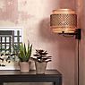 Good & Mojo Bhutan Wandlamp met arm frame natuur productafbeelding