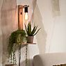 Good & Mojo Flores, lámpara de pared negro - ejemplo de uso previsto