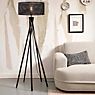 Good & Mojo Java Floor Lamp with Base - five-legged black application picture