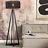 Good & Mojo Java Floor Lamp with Base - four-legged black application picture