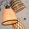 Good & Mojo Kalimantan Pendant Light 3 lamps bamboo/black
