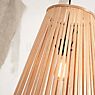 Good & Mojo Merapi Pendant Light conical natural/black - 30 cm