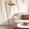 Good & Mojo Tanami Floor Lamp with arm white/natural - 55 cm application picture