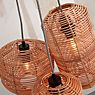 Good & Mojo Tanami Pendant Light 3 lamps natural colour