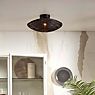 Good & Mojo Tanami, lámpara de techo negro - 55 x 14 cm - ejemplo de uso previsto