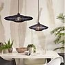 Good & Mojo Zanzibar Hanglamp zwart - 40 x 30 cm productafbeelding