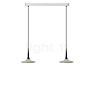 Grau Falling Leaf Hanglamp LED 2-lichts chroom/zwart - 600 cm