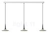 Grau Falling Leaf Hanglamp LED 3-lichts chroom/zwart - 600 cm