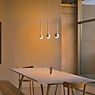 Grau Falling Sun Trace Pendant Light LED 3 lamps white - 600 cm application picture