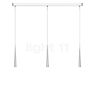 Grau Niceone Lampada a sospensione LED 3 fuochi cromo/grigio - 600 cm