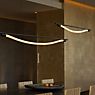 Graypants Levity Bow Pendant Light LED black - 160 cm application picture
