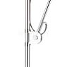 Gubi BL3 Floor Lamp chrome/chrome - ø21 cm - This hinge may be moved forwards and backwards along the frame so that a high level of flexibility is ensured.