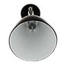 Gubi BL7, lámpara de pared negro / negro - La lámpara de pared BL7 se puede equipar con una bombilla de casquillo  E14.