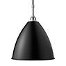 Gubi BL9 Hanglamp chroom/zwart - ø21 cm