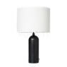 Gubi Gravity Bordlampe lampeskærm hvid/fod stål sort - 65 cm