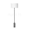 Gubi Gravity Floor Lamp shade white/base marble grey