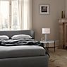 Gubi Gravity Table Lamp shade linen/base marble grey - 65 cm application picture