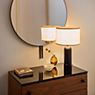 Gubi Gravity Table Lamp shade white/base marble grey - 49 cm application picture