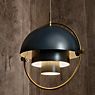 Gubi Multi-Lite Hanglamp messing/zwart - ø36 cm productafbeelding