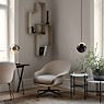 Gubi Multi-Lite Pendant Light brass/black - ø36 cm application picture