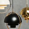 Gubi Multi-Lite Pendant Light brass/black - ø36 cm application picture