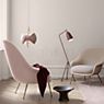 Gubi Multi-Lite Pendant Light brass/pink - ø36 cm application picture