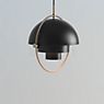 Gubi Multi-Lite Pendelleuchte messing/schwarz - ø36 cm