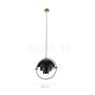 Dimensions du luminaire Gubi Multi-Lite Suspension laiton/noir - ø36 cm en détail - hauteur, largeur, profondeur et diamètre de chaque composant.