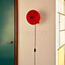 HAY Matin Wall Light LED bright red - ø38 cm application picture