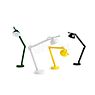 HAY PC Double Arm Lampe de bureau LED soft black