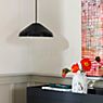 HAY Pao Steel Pendant Light red - ø23 cm application picture