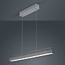 Helestra Bora Hanglamp LED nikkel/wit - 120 cm , uitloopartikelen