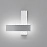 Helestra Dex Applique LED aluminium/blanc