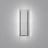 Helestra Dex Lampada da parete LED alluminio/bianco